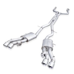 Cadillac CTS Performance Exhaust - Stainless Works - Catback System with Resonated X-Pipe and Dual-Mode Mufflers - `16-`19
